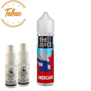 Pachet The Juice 40ml - Americano + 2 x Shot Nicotină