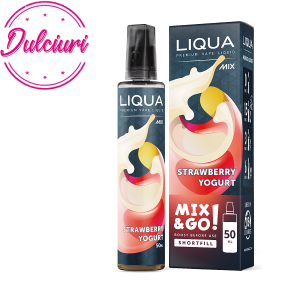Liqua Shortfill 50ml - Strawberry Yogurt