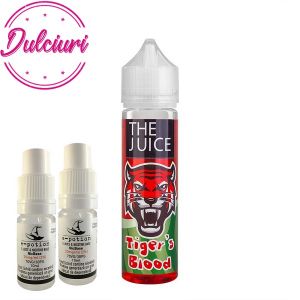 Pachet The Juice 40ml - Tiger's Blood + 2 x Shot Nicotina
