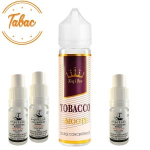 Pachet King's Dew 30ml - Tobacco Smooth + 3 x Shot Nicotină