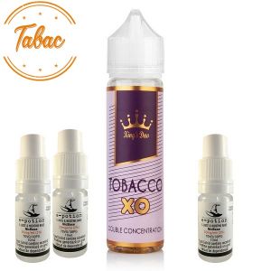 Pachet King's Dew 30ml - Tobacco XO + 3 x Shot Nicotină 