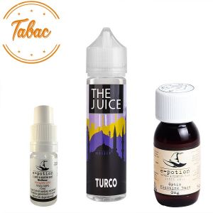Pachet The Juice 40ml - Turco + 1 x Shot Nicotină + 1 x Bază
