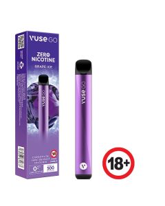 Vuse GO 500 Zero Nicotine - Grape Ice