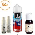 Pachet The Juice 80ml - Americano + 2 x Shot Nicotină + 1 x Bază 
