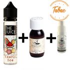 Pachet The Juice 40ml - Exotic Ice + 1 x Shot Nicotină + 1 x Bază