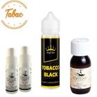 Pachet King's Dew 30ml - Tobacco Black + 2 x Shot Nicotină + 1 x Bază 50ml