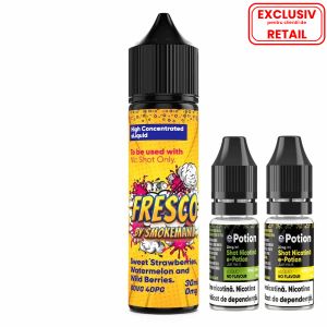 Cumpara Pachet lichid SmokeMania 30ml + 2 x Shot Nicotina la Smokemania.ro