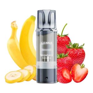 Cumpara Cartus Icewave E1 2ml 20mg - Strawberry Banana la Smokemania.ro