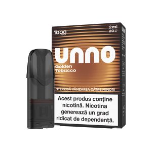 Cartus UNNO 1000 pufuri 20mg - Golden Tobacco