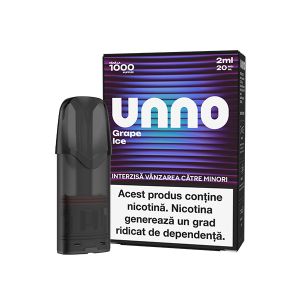 Cartus UNNO 1000 pufuri 20mg - Grape Ice
