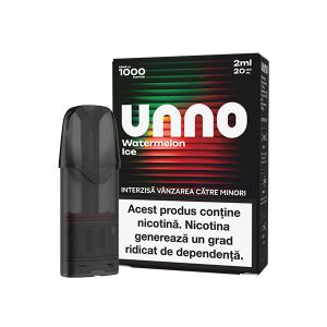 Cartus UNNO 1000 pufuri 20mg - Watermelon Ice