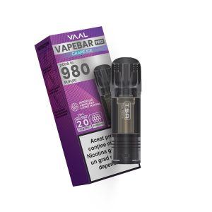 Cartus Vapebar PRO 980 pufuri 20mg - Grape Ice