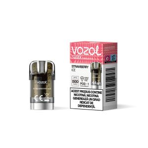 Cartus Vozol Sleek 1500 pufuri 20mg - Strawberry Ice