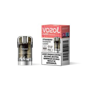 Cartus Vozol Sleek 1500 pufuri 20mg - Strawberry Raspberry Cherry
