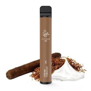 Kit Elf Bar Vape Pen 600 pufuri - Cream Tobacco

