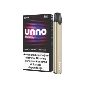 Kit UNNO 1000 pufuri 20mg - Blueberry Raspberry