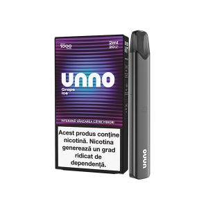 Kit UNNO 1000 pufuri 20mg - Grape Ice