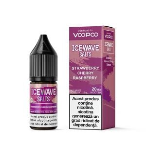 Lichid Icewave Salt 10ml - Strawberry Cherry Raspberry 20mg