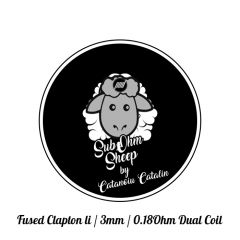 Rezistente Prebuilt SubOhm Sheep - Fused Clapton Li NI80 0.18Ohm Dual Coil