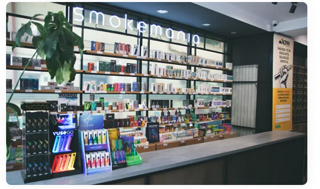 Showroom Smokemania Bucuresti pentru vape si tigari electronice